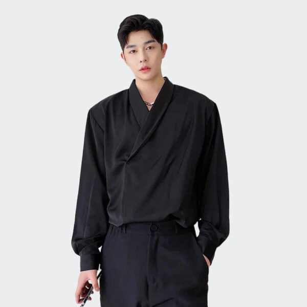 Lightly Cooked Style Loose Hedging Thin Long-sleeved Shirt Japanese Style Lazy