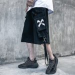 Summer Workwear Fashion Brand Hip Hop Dark Casual Straight Leg Pants