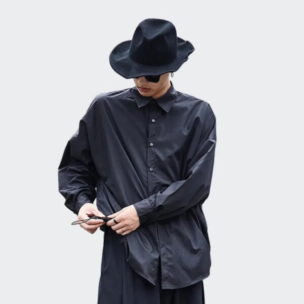 Japanese Dark Style Comfortable Trend Long-sleeved Shirts