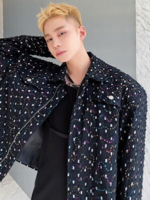 Minority Personality Symphony Embroidered Sequin Short Jacket-Jackets