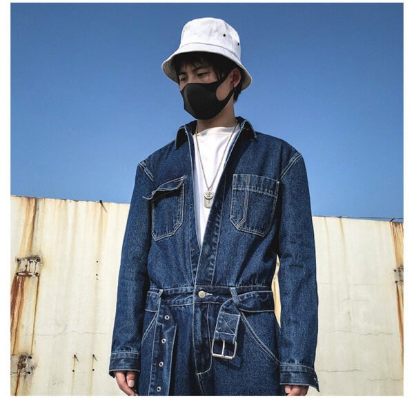 Japanese Harajuku Style One-piece Jeans