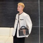 New Small Fragrance Cotton and Linen Woven Round Neck Jacket