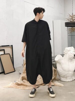 Oversized straight loose loose jumpsuit-Suits-Dawfashion-new