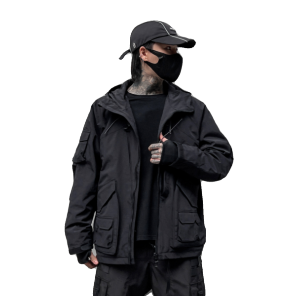 Loose Jacket  Trendy Street Fashion Casual Functional Jacket Darkstyle Hoody