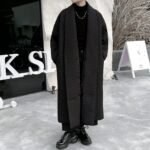 Dark Style Niche Long Coat Thickened Warm Casual Winter Coat