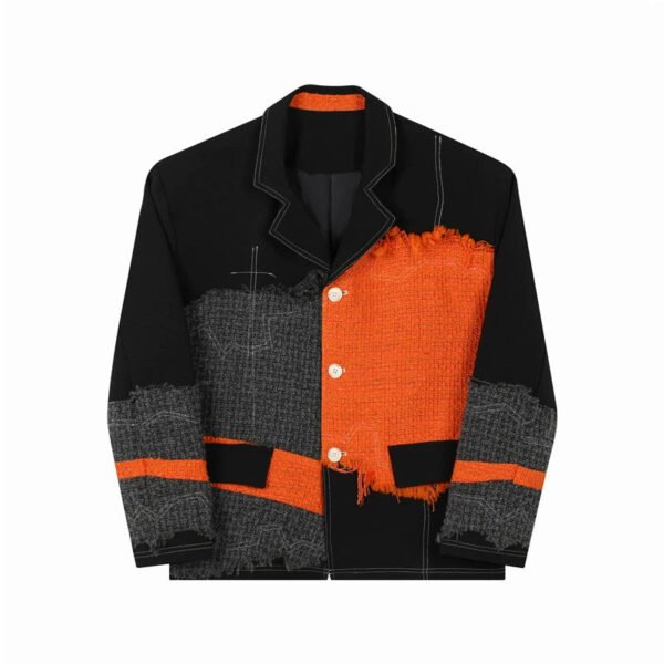 Autumn New Fashionable Coat Personalized Dark Future Clothing Niche Raw Edge Style Blazer