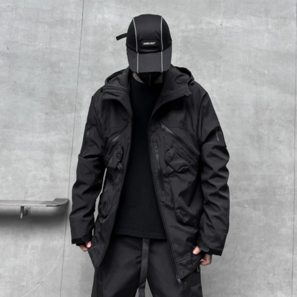 Autumn and Winter Dark Yamamoto Style Loose Jacket Trendy Street Casual Functional Style Work Techwear Coats