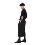 Original Design Sense Dark Style Wide Leg Pants Pleated Loose Trousers Pants