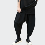 Dark Style Machete Design Sense Loose Harlan Pants Cropped Slacks Pants