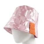 New Personalized Leather Retro Cool Cyberpunk Style Pu Basin Hat