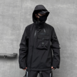 Autumn and Winter Dark Street Hooded Jacket Loose Workwear Functional Trend Brand Casual Techwear Coats