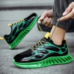 Color Blocking Thick Sole Versatile Summer Mesh Sports Casual Shoes