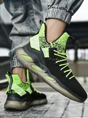 Flyknit Breathable Mesh Casual Sports Shoes-Shoes