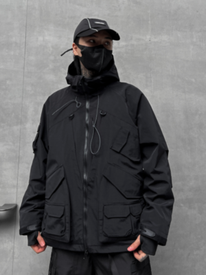 Loose Jacket  Trendy Street Fashion Casual Functional Jacket Darkstyle Hoody