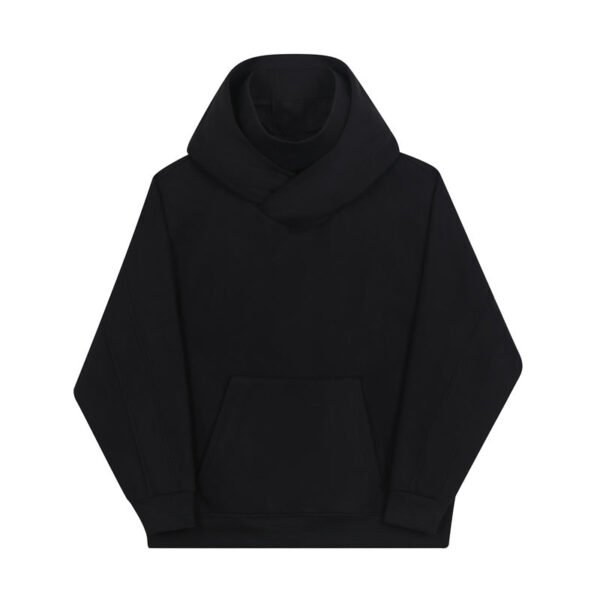 Trendy Turtleneck Hooded Sweatshirt Loose Plush Thick Hoody Jackets