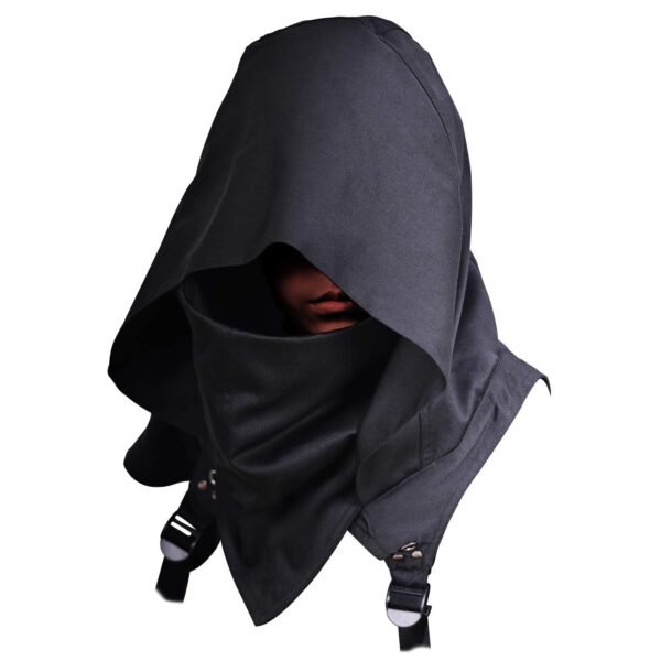 Halloween Cyberpunk Headwear Scarf Cloak Hacker Hat