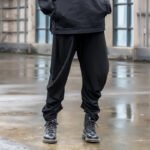 Original Design Sense Darkwear Wind Spatitar Design Loose Slacks Pants
