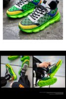 Colored Popcorn Thick Sole Mesh Breathable Board Shoes Cold Sticky and Tidal Shoes Casual Shoes