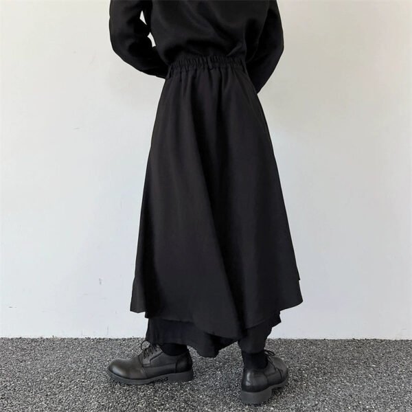 Yohji Yamamoto Style Retro Japanese Pants  Warrior Bottoms for Men and Woman