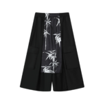 Yohji Yamamoto Style Dark Street Fashion Culottes Loose Nine-point Pants Warrior Bottoms