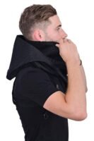 Halloween Cyberpunk Headwear Scarf Cloak Hacker Hat