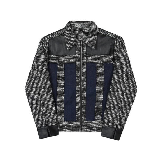 Autumn Design Jacket Personalized Stitching Niche Streetfashion Style Coat