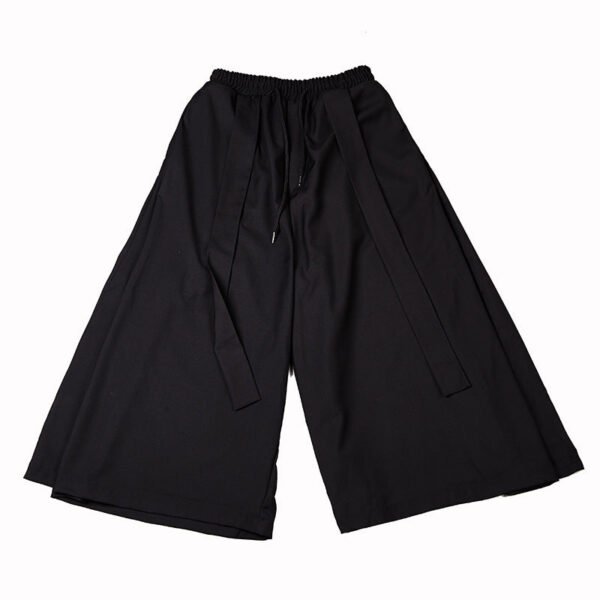 Japanese Swear Solid Color Darkwear Series Casual Pants Culottes Pants