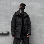 Autumn and Winter Dark Yamamoto Style Loose Jacket Trendy Street Casual Functional Style Work Techwear Coats