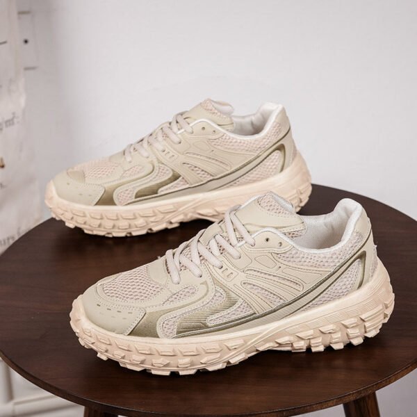 Low Cut Mesh Thick Sole Sneakers