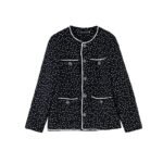 French Chic Retro Light Luxury Sequin Suit Jacket High end Niche Temperament Top Jacket