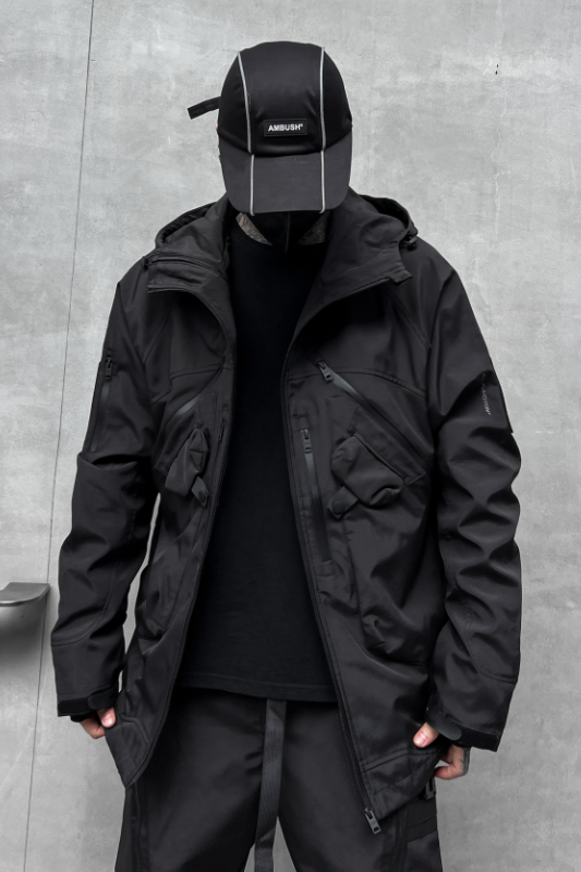 Autumn and Winter Dark Yamamoto Style Loose Jacket Trendy Street Casual Functional Style Work Techwear Coats