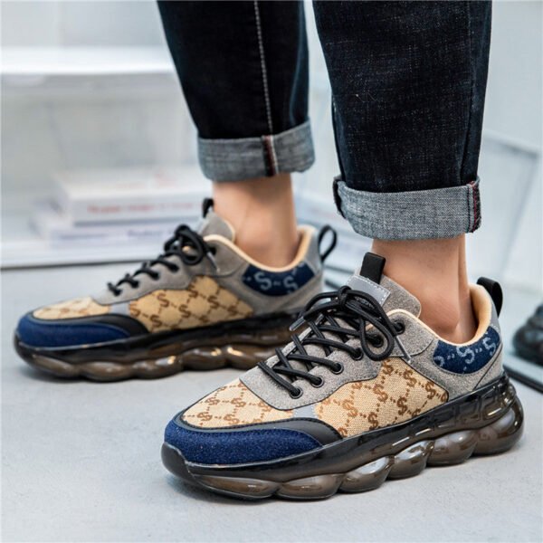 Colored Popcorn Thick Sole Mesh Breathable Board Shoes Cold Sticky and Tidal Shoes Casual Shoes