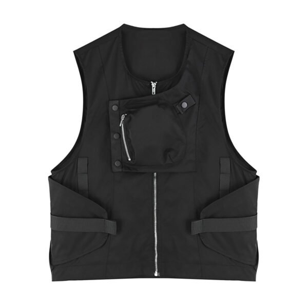 Fashion Summer Darkwear Heavy Industry Locomotive Vest Shoulder Coat Jackets