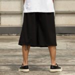 Loose and Versatile Darkwear Catwalk Solid Color Casual Pants